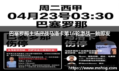 巴塞罗那主场迎战马洛卡第16轮激战一触即发